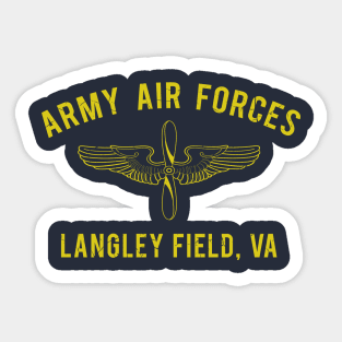 Army Air Langley Sticker